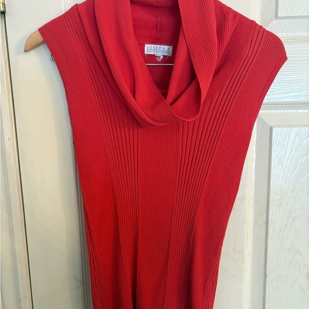 Joseph A Orange Ribbed Tank Top Women’s O/S